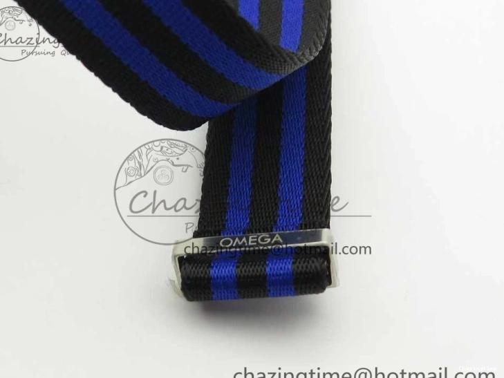 0419 ZeroBulk 2018 Seamaster Diver 300M OMF Best Edition Blue Ceramic Blue Dial on SS Bracelet A8800 (Black Balance Wheel) 7957